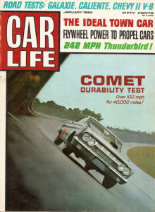 CAR LIFE 1964 JAN - CALIENTE, NOVA & CUSTOM TESTED, DALE DRAKE, MUSTANG I